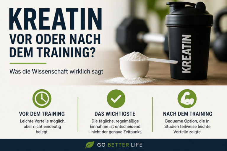 Kreatin vor oder nach dem Training – wissenschaftlicher Vergleich des Einnahmezeitpunkts