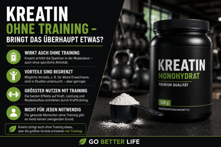 Kreatin ohne Training – wissenschaftliche Einordnung der Vorteile ohne Krafttraining