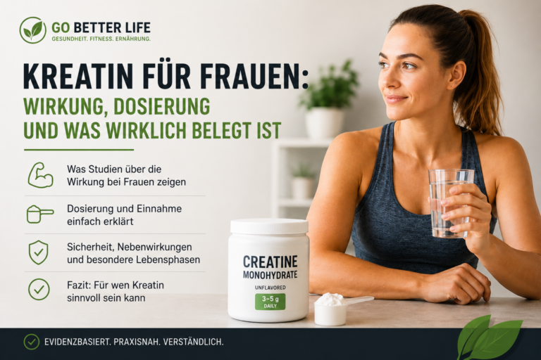 Kreatin für Frauen – Wirkung, Dosierung und wissenschaftliche Erkenntnisse